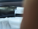 蜘蛛王皮鞋男牛皮英倫男士商務(wù)套腳一腳蹬軟底爸爸鞋子 22691 黑色 42  曬單實拍圖