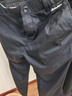 依文男士休閑褲【桑蠶絲】春夏新款涼感透氣寬松長褲舒適長褲 黑色 XL 曬單實拍圖