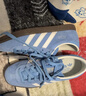 adidas「T頭鞋」STADT經(jīng)典時尚薄底運(yùn)動板鞋男女阿迪達(dá)斯三葉草   藍(lán)色/亮白/漢玉白   37 曬單實拍圖