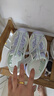 特步（XTEP）兒童童鞋女童夏季包頭涼鞋小童透氣沙灘鞋 月光灰/雪青紫 31碼 曬單實拍圖
