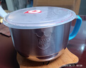 304不銹鋼泡面加厚學(xué)生快餐飯盒帶蓋家用食堂方便面防燙打飯湯碗 特厚304【硅膠防燙手柄】 304碗 曬單實(shí)拍圖