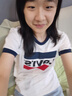 李維斯（Levi's）童裝男女童短袖T恤夏季兒童針織休閑上衣 96奶白 160(L)  曬單實(shí)拍圖