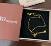 周生生蹦迪珠黃金手鏈 足金雙鏈車花圓珠手環(huán) 93852B計(jì)價(jià) 18厘米2.3克 曬單實(shí)拍圖
