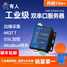 有人工業(yè)級(jí)串口服務(wù)器單口2口4口RS232\422\485轉(zhuǎn)以太網(wǎng)Modbus網(wǎng)關(guān)N5X0 四串口服務(wù)器N540（H7方案） 曬單實(shí)拍圖