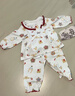 漢宮優(yōu)品女童家居服秋季兒童內衣套裝純棉嬰兒衣服中國風(fēng)兩件套女寶寶睡衣 米白 90 曬單實(shí)拍圖