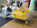 詠幻遙控器收納盒輕奢客廳桌面抽取式衛紙盒床頭手機雜物整理盒收納盒 [透明]茶幾收納盒 曬單實(shí)拍圖