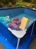 獵鋼狼大型成人支架游泳池超大號家用充氣游泳池兒童戲水池戶(hù)外移動(dòng)泳池 加厚夾布2.6*1.7m【豪華套餐】 曬單實(shí)拍圖