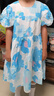 安奈兒安奈兒童裝女童短袖連衣裙夏純棉彈力甜美A字裙子印花裙 曬單實拍圖