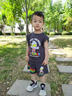 翱優(yōu)奧特曼服裝兒童 奧特曼衣服新款套裝男童裝夏季薄款無袖套裝帥氣 2344灰色 90 曬單實(shí)拍圖