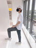 安踏（ANTA）運動褲男2025秋冬季青年男士透氣戶外休閑健身跑步束腳褲子男 -4碳灰色【針織束腳】 L /175 適合120-140斤 曬單實拍圖
