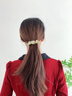 紀(jì)思梵蕾絲蝴蝶結(jié)大腸發(fā)圈女高級感2025款扎丸子頭皮筋發(fā)繩頭繩頭花禮盒 蝴蝶結(jié)高端發(fā)圈（禮盒裝） 曬單實(shí)拍圖