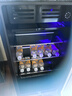 新飛（frestec）冰吧冷藏柜 歐式恒溫紅酒柜酒店家用電冰箱迷你小型單門辦公室保鮮展示留樣茶葉飲料藥品柜 118升黑內(nèi)膽【冷藏+微冷凍+帶燈+帶鎖】 曬單實拍圖