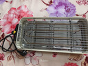 奧克斯（AUX）電烤爐電燒烤爐烤肉鍋電烤盤家用戶外室內(nèi)無(wú)煙烤串烤肉一體機(jī)可拆洗不粘多功能 烤架+烤盤-可拆洗【5分鐘20串】 1層 曬單實(shí)拍圖