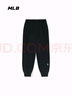 MLB褲子男女情侶純色小logo束腳休閑長褲束腳褲3APTB0151-50BKS-XL 曬單實拍圖