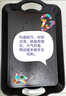 勤凱日式托盤(pán)木紋帶手柄塑料端菜托盤(pán)長(cháng)方形大號酒店餐廳防滑手提托盤(pán) 雙耳托盤(pán)--【黑色-小號】 曬單實(shí)拍圖