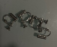 相思樹(shù)diy耳飾配件無(wú)耳洞螺絲耳夾隱形耳釘轉換器 銀色 2對 曬單實(shí)拍圖