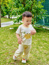 優(yōu)奇寶寶短袖t恤夏季薄款女童男童衣服嬰兒衣服超萌可愛(ài)上衣兒童夏裝 小螃蟹 100 曬單實(shí)拍圖