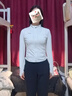 zauo修身防曬衣女款外套透氣涼感少女版防曬服 米色 M 曬單實拍圖