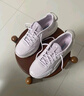 斯凱奇（Skechers）女鞋秋季透氣增高休閑鞋緩震軟底運(yùn)動(dòng)鞋女時(shí)尚板鞋跑步鞋117224 白色/淺粉紅色/WLPK 37 曬單實(shí)拍圖