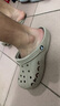 卡駱馳crocs洞洞鞋貝雅男鞋女鞋輕便耐磨一腳蹬拖鞋休閑鞋|10126 卵石色-2V3 41 /42(260mm) 曬單實拍圖