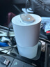 一粒 汽車加濕器 車載加濕器香薰雙噴霧車內(nèi)空氣凈化器氛圍燈充電便攜 冰川白【充電款】雙口噴霧 曬單實拍圖