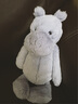 Jellycat害羞河馬動物毛絨玩偶公仔玩偶安撫娃娃送禮生日七夕情人節(jié)禮物 藍色 Medium 曬單實拍圖