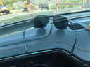 海瀾之家（HLA）偏光太陽鏡 時尚飛行員墨鏡男防紫外線開車專用眼鏡女 黑框黑灰片 曬單實拍圖
