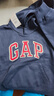 Gap【大小童同款】男童logo抓絨連帽衛(wèi)衣646085 海軍藍(lán) 110cm(4-5歲) 亞洲尺碼 曬單實(shí)拍圖
