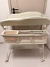 babycare尿布臺(tái)多功能可折疊新生兒護(hù)理臺(tái)撫觸洗澡便攜嬰兒床-溫特綠 曬單實(shí)拍圖