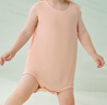 babycare優(yōu)可絲兒童背心夏季薄款嬰兒家居服爬服寶寶連體衣 桃乳粉 90cm 曬單實(shí)拍圖