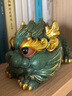 BOSSY故宮風(fēng)文創(chuàng  )招財祥瑞麒麟桌面擺件創(chuàng  )意工藝品禮品喬遷辦公室裝飾品 祥瑞麒麟·彩金【禮盒裝】 曬單實(shí)拍圖