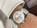 瑞士正品百達翡麗手表男士自動(dòng)機械表防水夜光商務(wù)多功能通用男表 鋼帶間白男 (順豐包郵） 42mm 曬單實(shí)拍圖