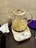 美的（Midea）同款養(yǎng)生壺全玻璃燒水壺辦公室迷你煮茶器燉煮一體煮茶壺家用花茶壺小型恒溫壺0膠水 全玻璃0膠水0金屬丨8H恒溫丨24H預(yù)約 1.2L 曬單實(shí)拍圖