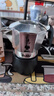 比樂蒂（Bialetti）【官方正品】摩卡壺 雙閥高壓手沖咖啡壺意式濃縮手動咖啡機送禮 2杯份+4.0電陶爐(深空灰) 100ml 曬單實拍圖