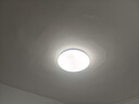 雷士（NVC）led吸頂燈陽臺燈玄關過道燈現代簡約衛(wèi)生間廚房照明燈飾燈具 【皓月】24瓦 白光-直徑37cm 曬單實拍圖