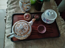 宅輕松 竹制小茶臺(tái)茶盤功夫茶具茶道配件小托盤簡(jiǎn)約儲(chǔ)水瀝水泡茶盤大號(hào) 曬單實(shí)拍圖