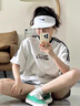 QGF美式短袖t恤女春夏季新款小眾設(shè)計(jì)感寬松半袖體恤女裝休閑上衣服 灰色 M 曬單實(shí)拍圖