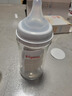 貝親（Pigeon）玻璃奶瓶寬口徑防脹氣240ml M號(hào)奶嘴 3月+ AA187  曬單實(shí)拍圖