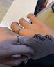 ZDZSH純銀小狗愛心戒指S925銀小眾輕奢可愛七夕禮物送男女朋友情侶對(duì)戒 小狗貼貼情侶對(duì)戒【順豐】 曬單實(shí)拍圖