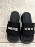 百麗踏網(wǎng)紅一字拖鞋女夏季外穿2025新款松糕增高涼鞋厚底水鉆沙灘涼拖鞋 黑色 36 曬單實拍圖