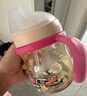 babycare學飲吸管杯杯寶寶水杯重力球防漏水兒童水杯6-12個月嬰兒1-3歲 【雙杯蓋- PPSU】萊莎粉 曬單實拍圖