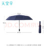 天堂 全自動(dòng)黑膠遮陽傘 三折加大傘面一鍵開合晴雨兩用傘 暢行 深邃藍(lán) 曬單實(shí)拍圖