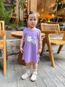 巴帝巴帝夏季嬰幼兒連衣裙子女童寶寶公主裙背心沙灘裙 淺紫 彩虹熊熊 80 曬單實(shí)拍圖