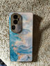 品托（Pintop）opporeno10手機殼reno10pro電鍍玻璃新款保護套簡約散熱輕薄全包直邊防摔硬殼高級創(chuàng)意男女款 OPPOReno10Pro【遠(yuǎn)峰藍(lán)-水墨鎏金】 電鍍玻璃殼 曬單實拍圖