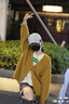 DGOV學(xué)院風(fēng)加厚毛衣針織衫女長袖上衣秋季新款寬松慵懶開衫百搭外套女 姜黃色 S 80-95斤 曬單實(shí)拍圖
