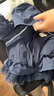 G.DUCKKIDS小黃鴨童裝女童外套春秋2025新款兒童衣服女小童連帽夾克秋季風(fēng)衣 藏青色 140 尺碼9~10歲【130-140cm】 曬單實拍圖