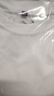 真維斯（Jeanswest）純棉短袖t恤男女同款夏季透氣舒適半袖體恤衫寬松休閑簡約上衣服 白色(純色) XL /180(體重140-160斤左右) 曬單實拍圖
