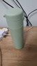 米家保溫杯彈蓋保溫杯保冷杯480ml旅行便攜不銹鋼車載水杯竹綠色 曬單實(shí)拍圖