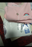 哈趣猴嬰兒秋季衣服純棉長袖男童女童秋衣套裝三件套兒童外出服睡衣夏季 粉紅色 100 【適合18-24個月寶寶】 曬單實(shí)拍圖