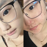 ESLIE LIODEYDW方氣墊粉底液女控油遮瑕持久不脫妝保濕服帖正品送女友生日禮物 象牙白*1+替換芯*1 24g 曬單實拍圖